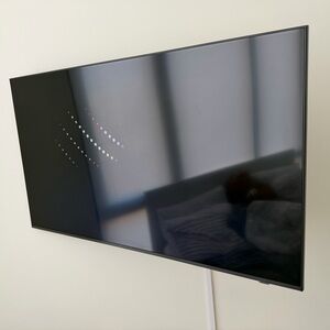 Sleek Black Flat Screen TV